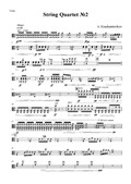 String Quartet No.2 – Viola