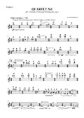 String Quartet No.1 – Violin I